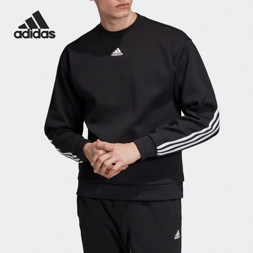 adidas正品crew运动型格休闲卫衣