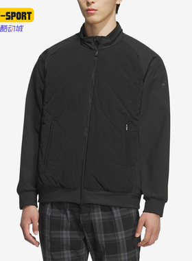 Adidas/阿迪达斯正品立领夹克新款男黑色轻盈保暖夹克JM2946