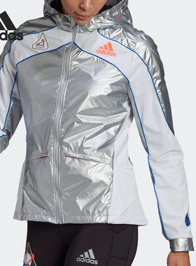 Adidas/阿迪达斯正品 SPACE JKT W 女子跑步运动外套 GN4269