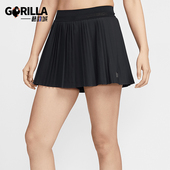 FIT女士透气运动褶裥网球半身裙FZ6513 Dri 010 耐克正品 Nike