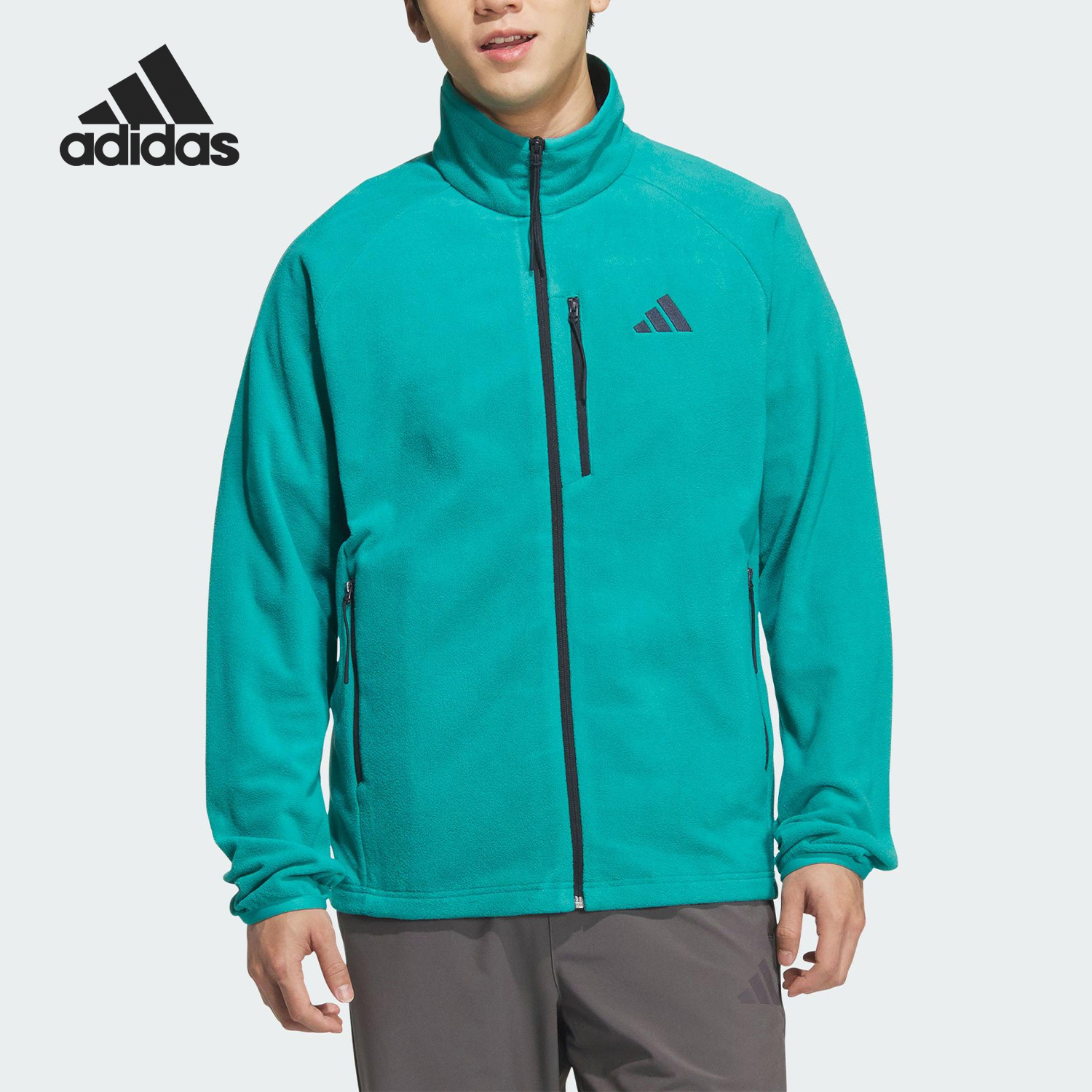 Adidas/阿迪达斯正品FLEECE JACKET男女抓绒运动外套KF5237