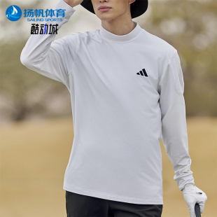 Adidas 阿迪达斯正品 GRF 运动高尔夫半高领T恤JL7941 MOCK男士