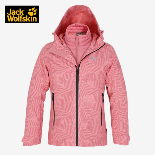 Jack正品运动连帽保暖冲锋衣户外