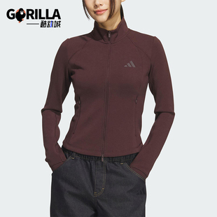 款 2025秋季 女士日常立领耐穿运动外套KF2508 阿迪达斯正品 Adidas