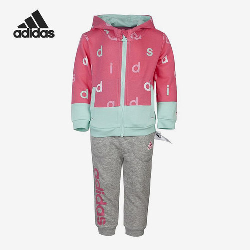 Adidas/阿迪达斯正品婴童休闲时尚简约长袖运动套装AY4631