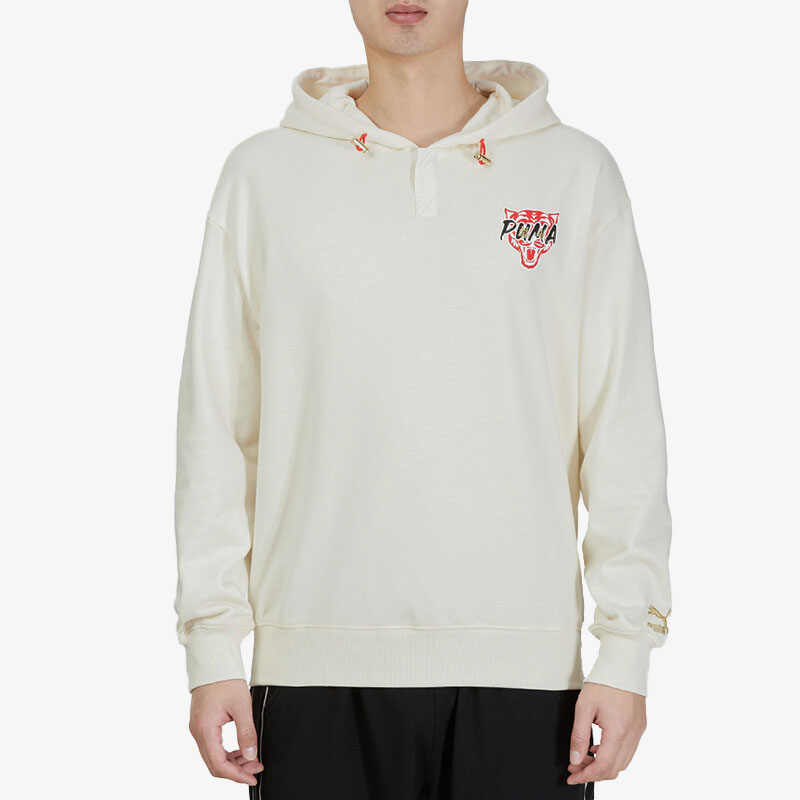 彪马男子运动连帽卫衣套头衫