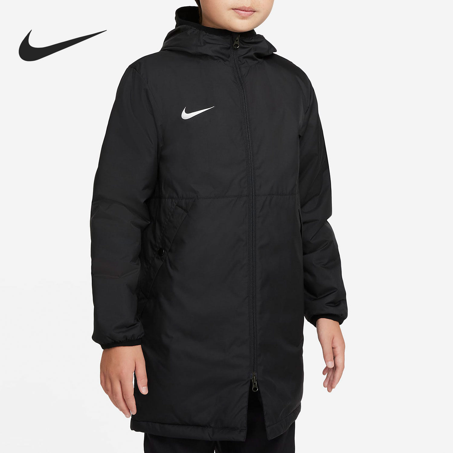 nike/耐克官方正品休闲大童时尚潮流运动保暖棉服外套 cw6158-010