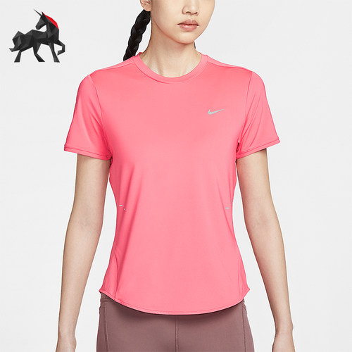 Nike/耐克正品Swift女士跑步修身柔软经典休闲短袖T恤HM9699-897