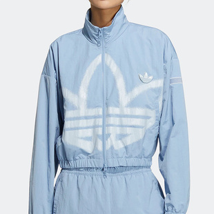 夹克外套 三叶草立领女子运动休闲时尚 HS1939 阿迪达斯正品 Adidas