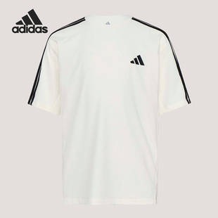 Adidas/阿迪达斯正品夏季儿童透气运动经典休闲亲肤短袖T恤KY8371