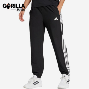 阿迪达斯正品 JI8313 PT女士经典 梭织运动长裤 WOVEN Adidas