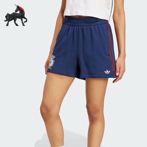 Adidas/阿迪达斯正品三叶草女士复古宽松经典运动训练短裤JW6065