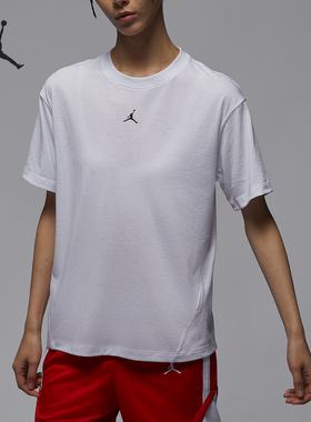 Nike/耐克官方正品新款女士宽松网眼透气圆领短袖T恤FN5117-100