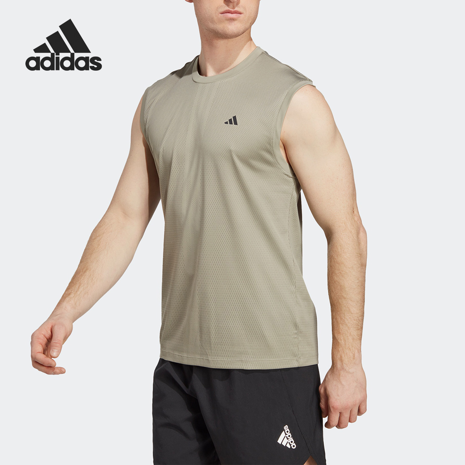 Adidas/阿迪达斯正品HIIT EN TANK 男子运动健身背心IC2009