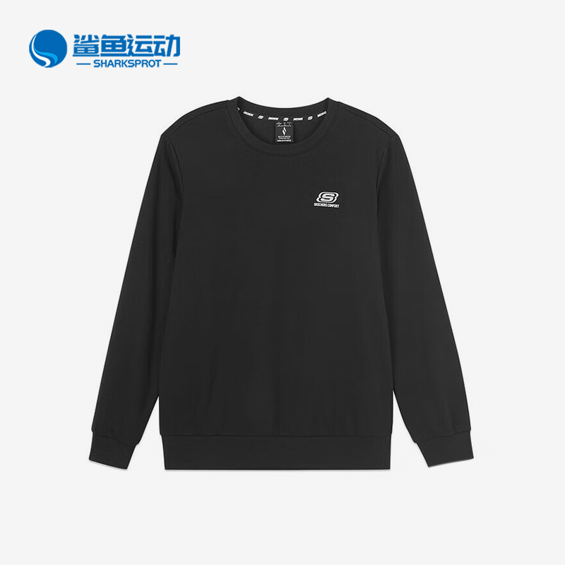 Skechers/斯凯奇正品秋季新款男女休闲保暖针织宽松户外卫衣