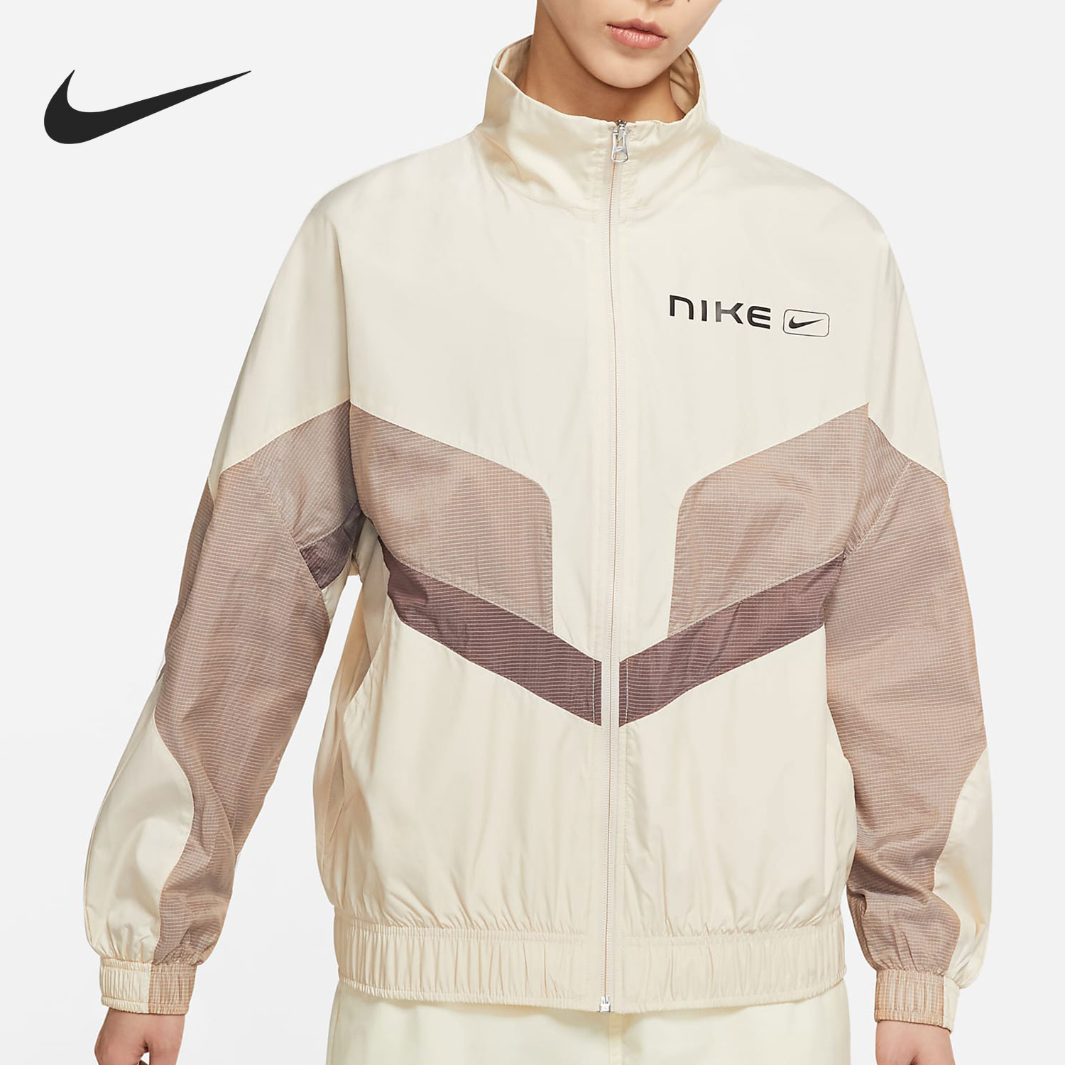Nike/耐克正品当季新款女子薄款休闲连帽运动夹克外套 CZ8849-219