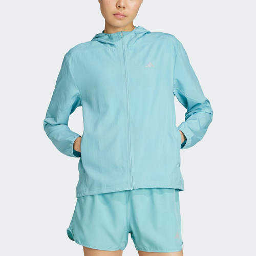 Adidas/阿迪达斯正品RUN IT JACKET女士连帽跑步运动外套JM5745