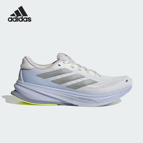 Adidas/阿迪达斯正品新款女士厚底运动缓震回弹跑步鞋JS3047