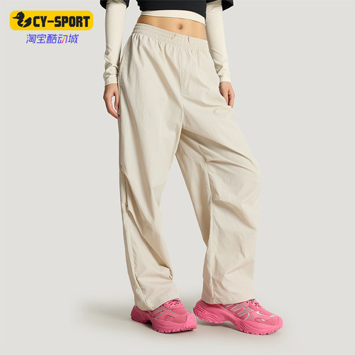 Adidas/阿迪达斯正品春秋女士运动日常宽松简约休闲长裤KX6803