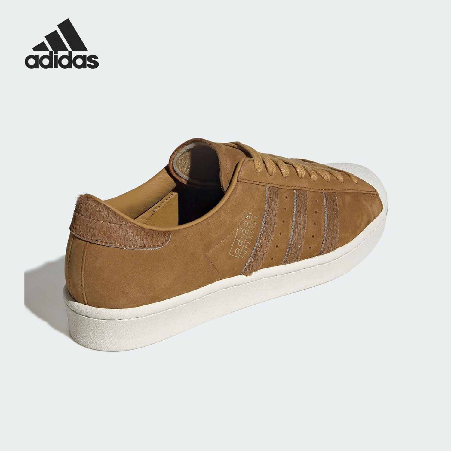 Adidas/阿迪达斯正品2025秋季款男女系带贝壳头板鞋JQ3265