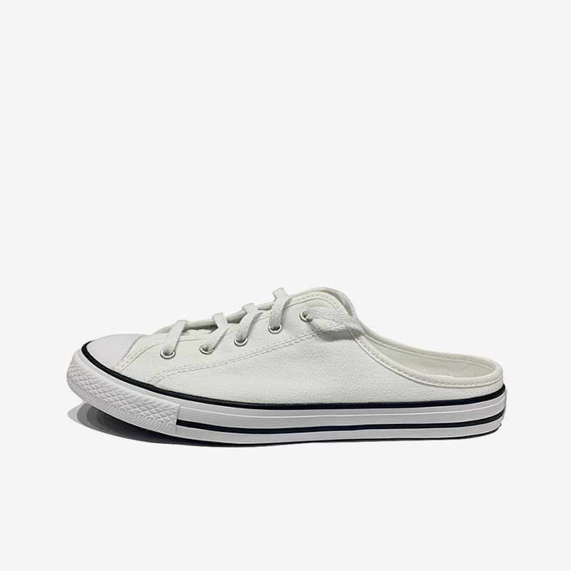 Converse匡威 夏季女款新款休闲鞋半拖鞋运动帆布鞋白色 567946C