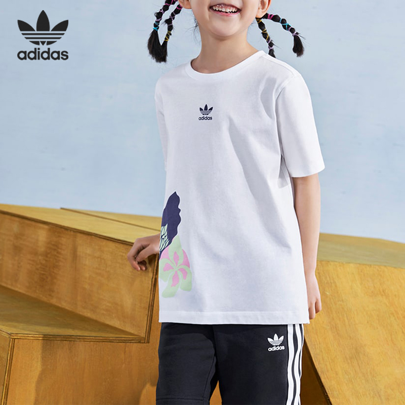 阿迪达斯官方正品运动短袖