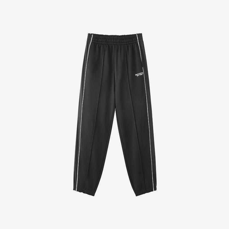 Skechers/斯凯奇正品春秋款女士印花条纹口袋针织长裤L125W090