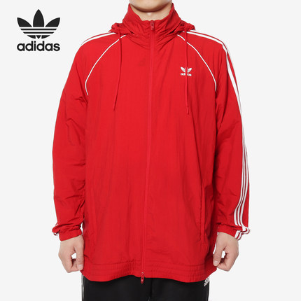 Adidas/阿迪达斯正品当季新款三叶草男子休闲运动外套 DV1587
