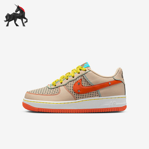 Nike/耐克正品Air Force 1 GS女子大童经典透气板鞋IB7725-126