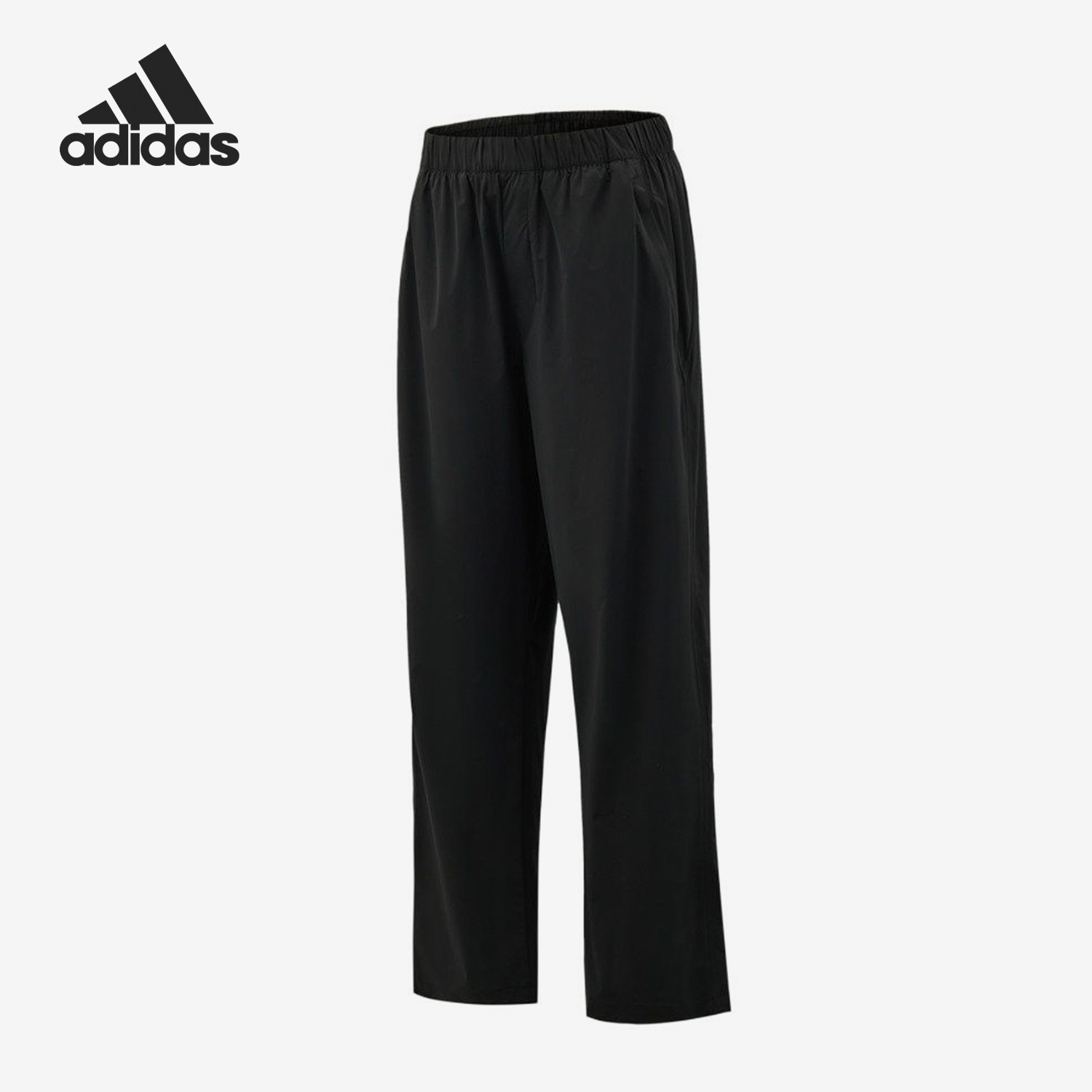 Adidas/阿迪达斯正品ALRZERO新款男黑色松紧经典纯色休闲裤KZ2323 - 实物图