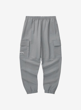 Skechers/斯凯奇正品春秋男士休闲运动轻盈梭织长裤L324M063-040R
