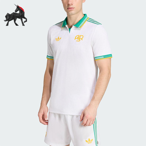 Adidas/阿迪达斯正品夏季三叶草男士运动足球短袖POLO衫JP4804