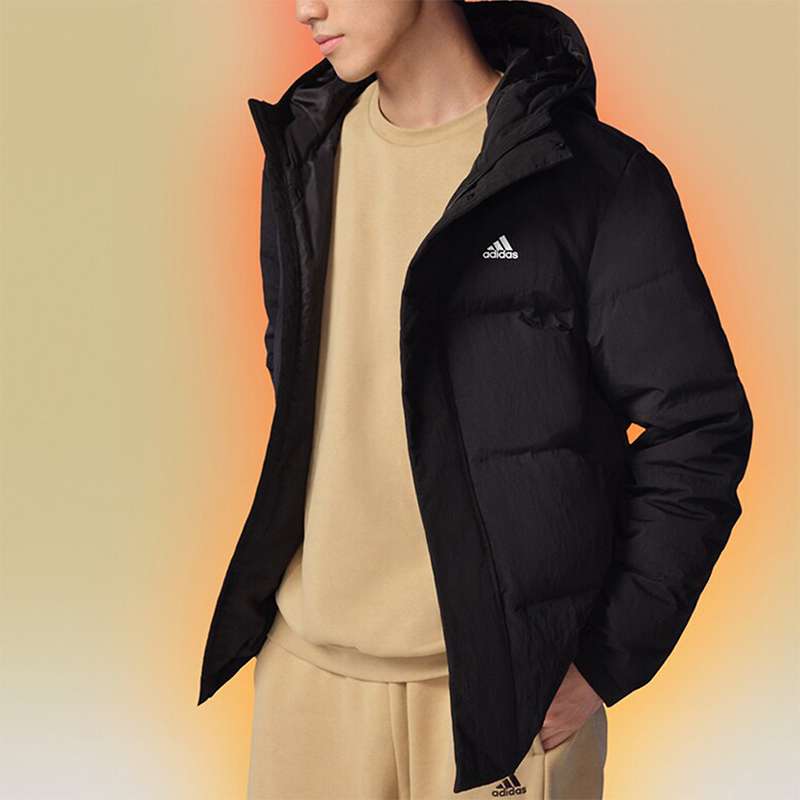 阿迪达斯男士运动羽绒服