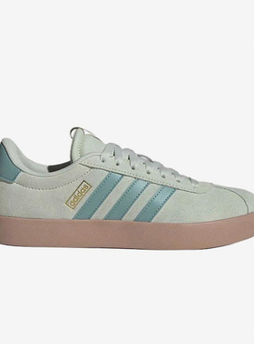 Adidas/阿迪达斯正品VLCOURT3.0女绿色复古经典低帮板鞋KI2077