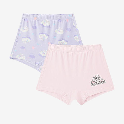 Skechers斯凯奇正品kids儿童透气柔软两条装内裤L325G052-060Q