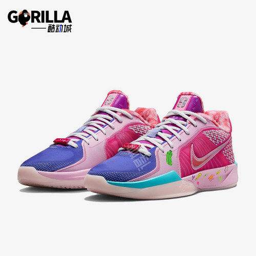 Nike/耐克正品2025冬季款女士减震运动拼接时尚篮球鞋IB6103-920