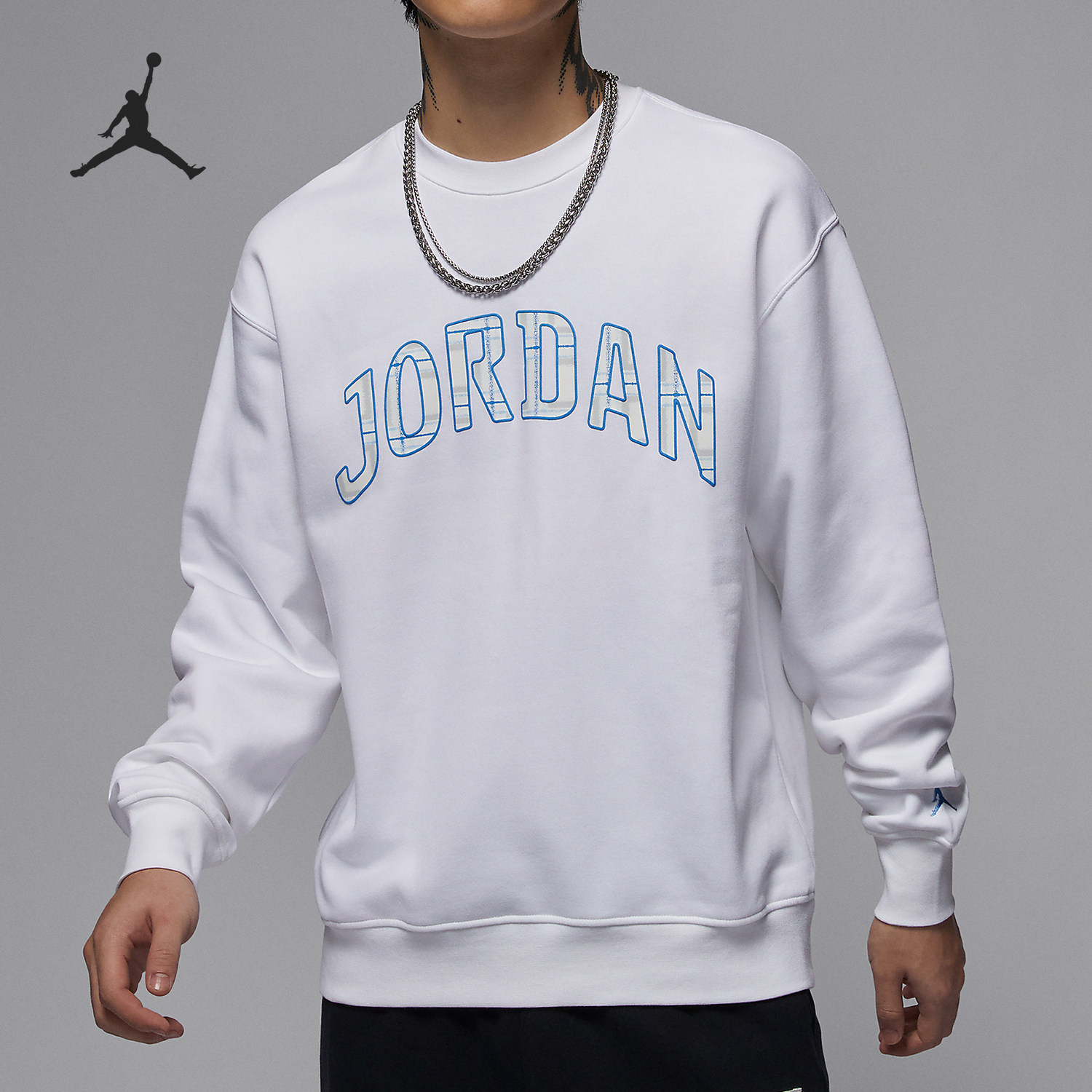 Nike/耐克正品Jordan Essentials男士加绒圆领卫衣FV7461-100