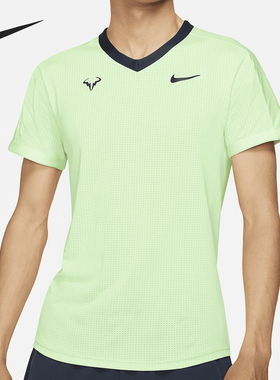 Nike/耐克正品当季新款男子运动透气V领短袖T恤 CV2803-345