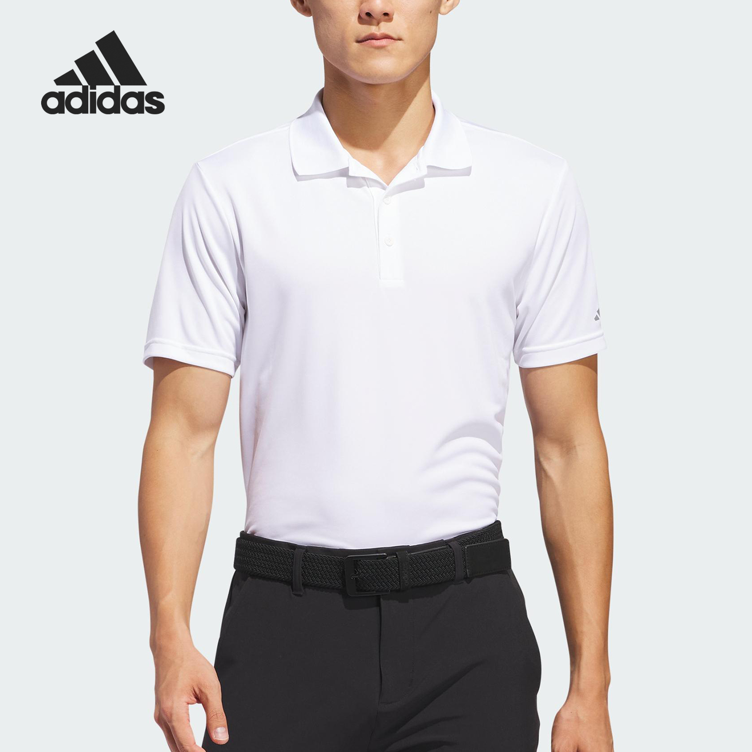Adidas/阿迪达斯正品夏季男士运动翻领柔软透气短袖POLO衫IU4441