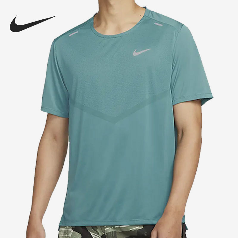 Nike/耐克官方正品夏季男士圆领简约跑步透气短袖T恤CZ9185-379