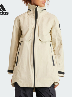 Adidas/阿迪达斯正品时尚新款女士宽松运动休闲连帽外套IR6159