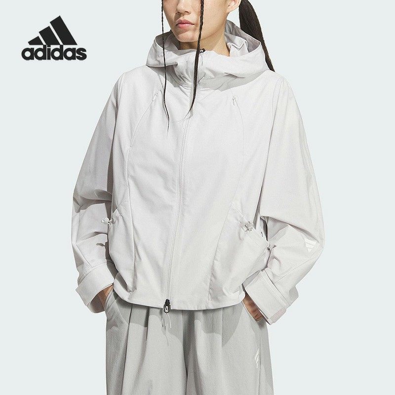 Adidas/阿迪达斯正品2025夏季款女士宽松梭织运动外套KC2711,运动服/休闲服装,运动茄克/外套,淘宝优惠券,粉丝福利购,淘宝优惠卷