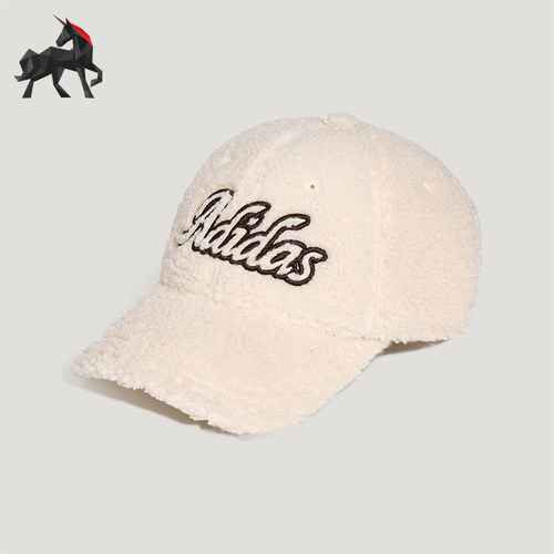 Adidas/阿迪达斯正品SC WINTER CAP女士休闲毛绒棒球帽KZ2305