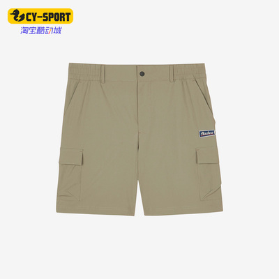 Skechers/斯凯奇正品新款男子梭织运动休闲透气工装短裤L122M123