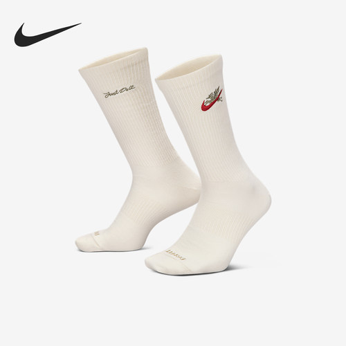 Nike/耐克正品春季男女针织透气休闲经典运动袜一双装IQ3433-133