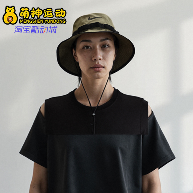 Nike/耐克正品DRI-FIT男女遮阳休闲经典户外运动渔夫帽HJ3683-222