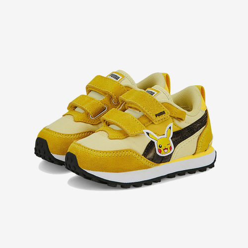 Puma彪马正品Rider FVPikachu婴童魔术贴中帮耐磨运动鞋387817-01