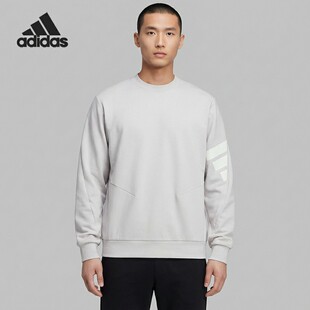 运动休闲宽松圆领套头卫衣KC0157 FOS男士 Adidas 阿迪达斯正品