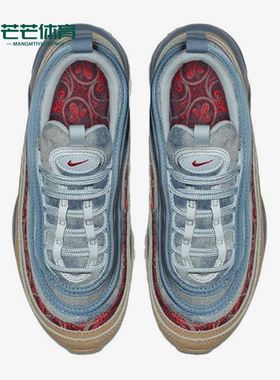 Nike/耐克正品Air Max 97 GS女子大童经典牛仔跑步鞋BV6374-200