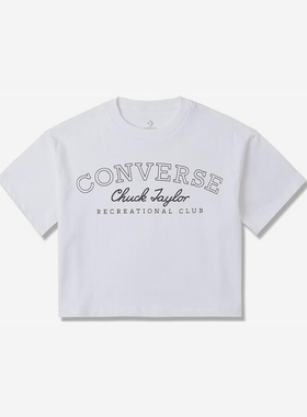 Converse/匡威正品夏季新款女子印花运动圆领短袖T恤10026157-A01